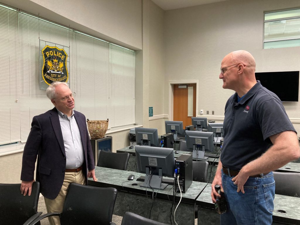 Matt Ames, Rob Dickerson at VATOA meeting